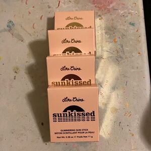 Lime Crime Sunkist Glimmering Skin Sticks 1 LEFT-Wavy (lavender pink)